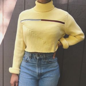 Vintage Tommy Hilfiger Crop Turtleneck Sweater
